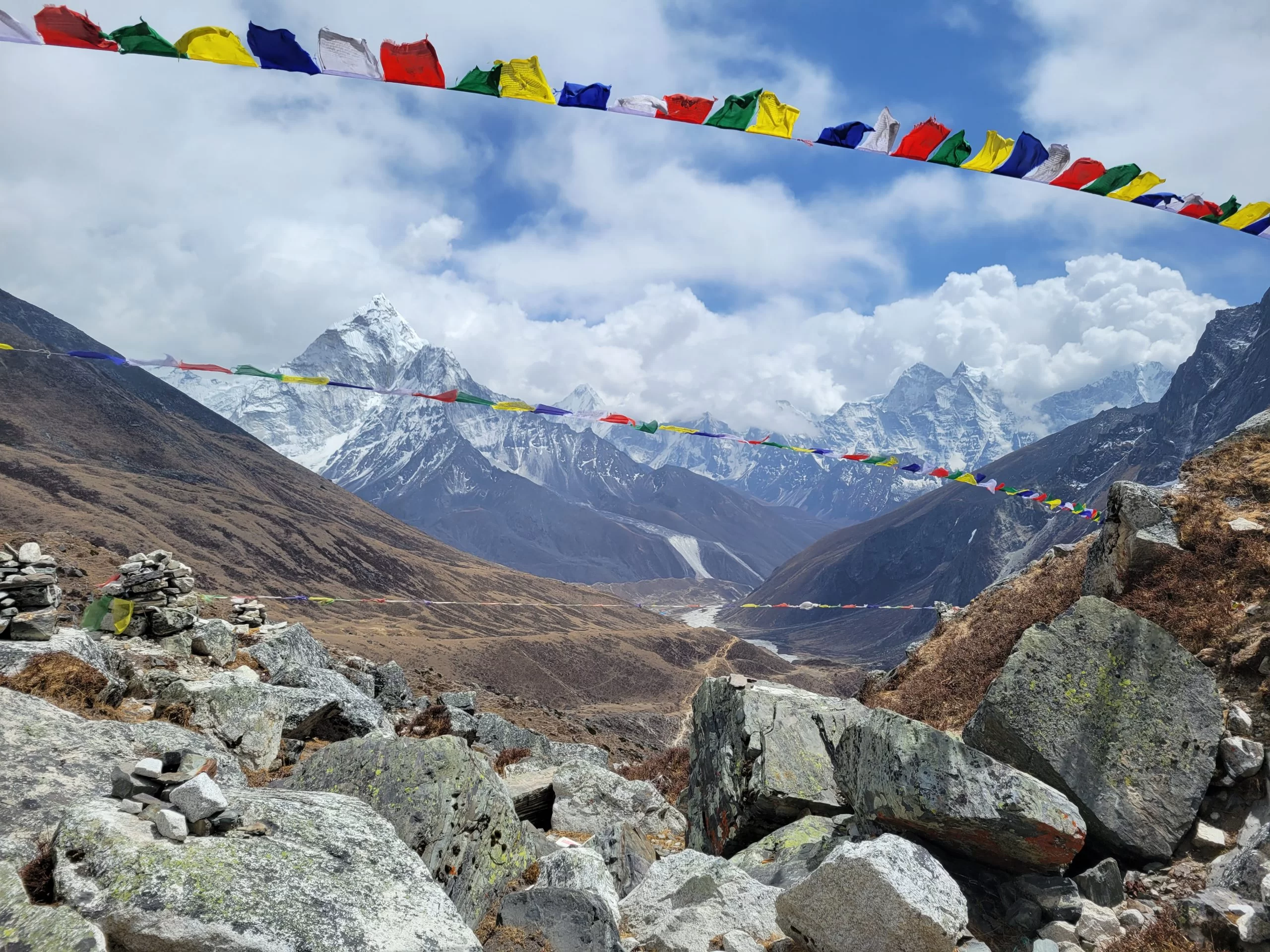Visit Kalapathar and Everest Base camp(5364m) and return to Lobuche