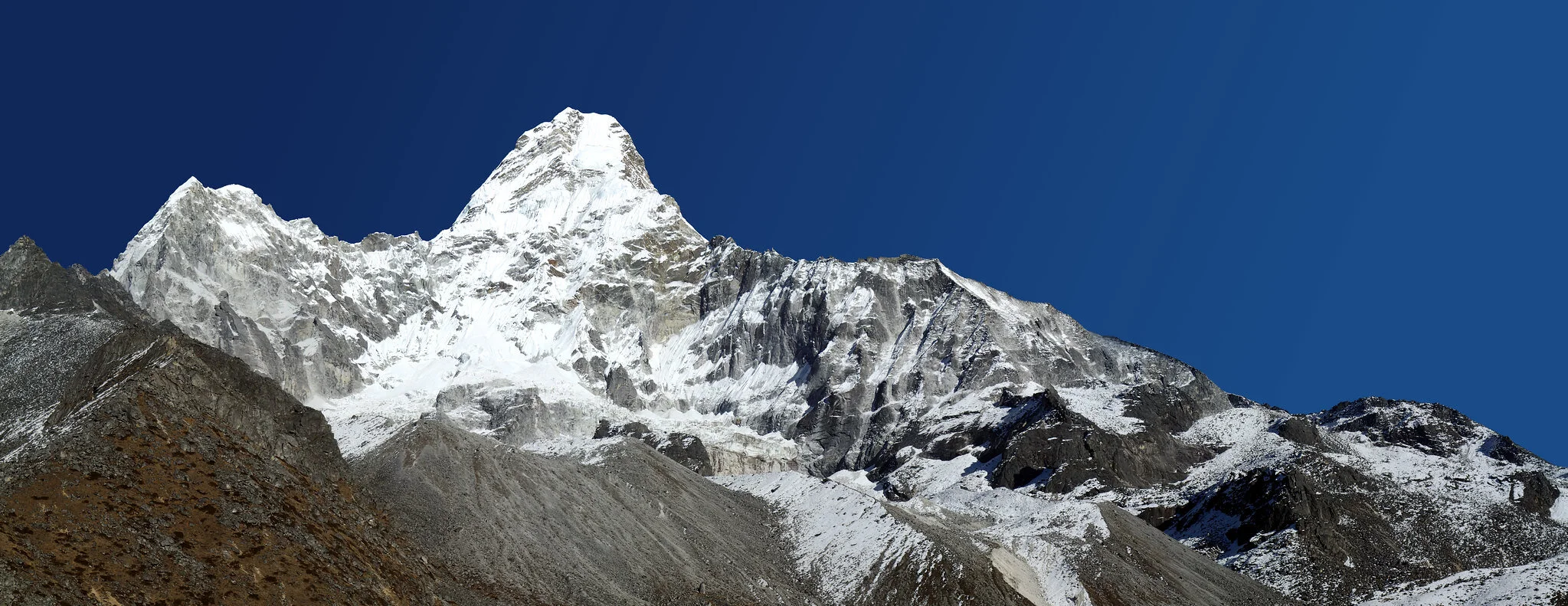 Trek from Tyangboche to Ama Dablam Base camp (4400m Approx 4 hrs walk)