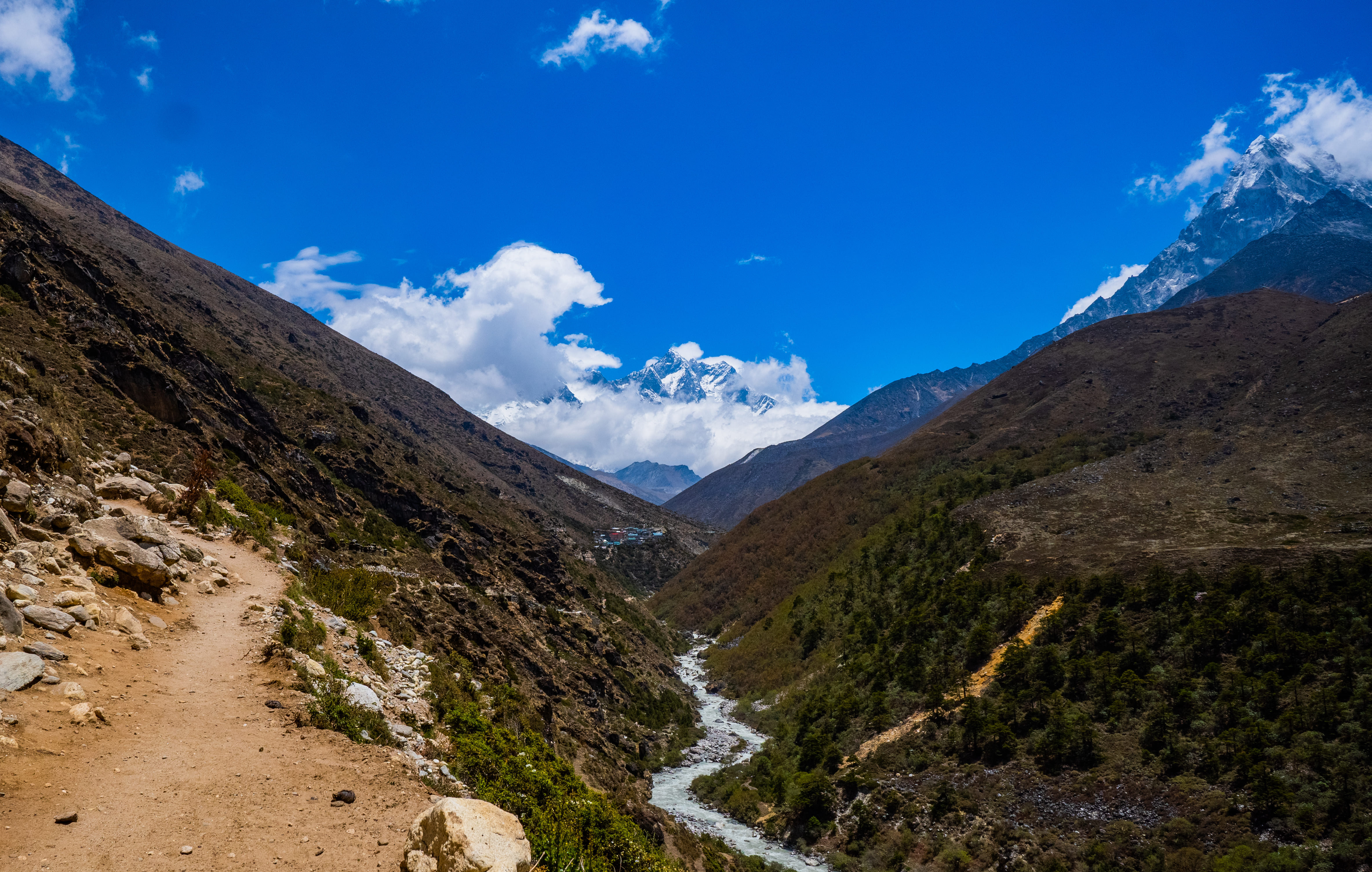 Trek to Dingboche (4,410 m)