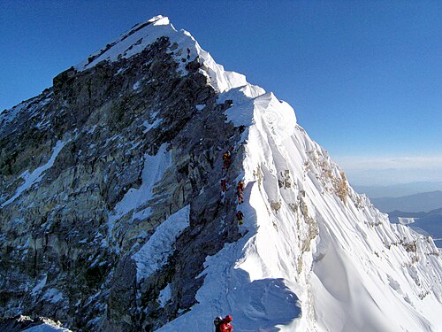 Hillary Steps which located at Death Zone
